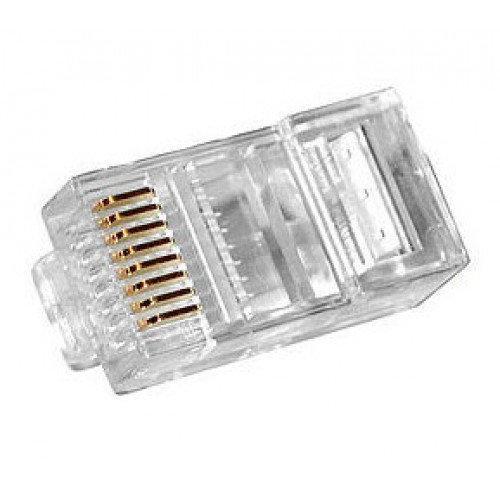 Конектор RJ45 HLV 8P8C Cat5 Cat5e Cat6 100 шт