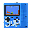 Портативная игровая ретро приставка с джойстиком 400 игр Dendy денди SEGA 8bit SUP Game Box синий