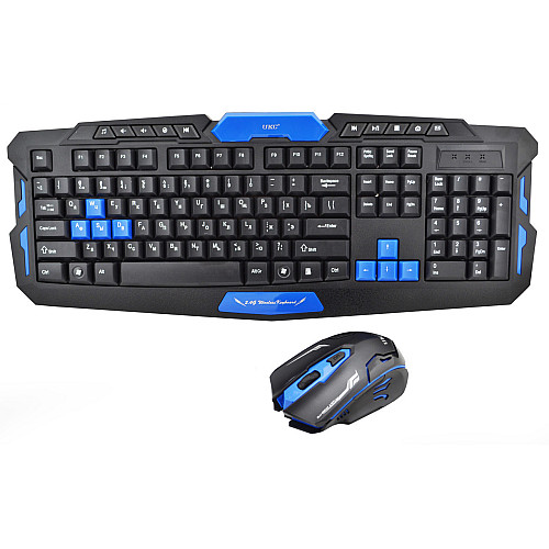 Беспроводные Клавиатура и мышь UKC HK-8100 Black (3sm_546357544)