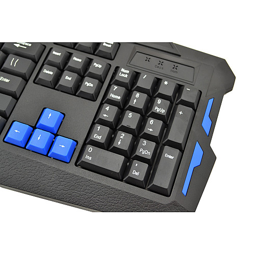 Беспроводные Клавиатура и мышь UKC HK-8100 Black (3sm_546357544)