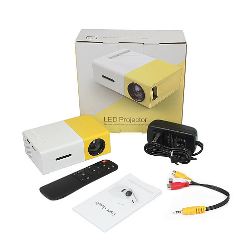Проектор портативный мультимедийный RIAS YG300 Yellow (3sm_746563180)