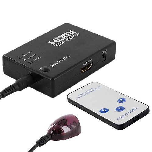 HDMI-перемикач Digital SY-301 Чорний (20053100277)