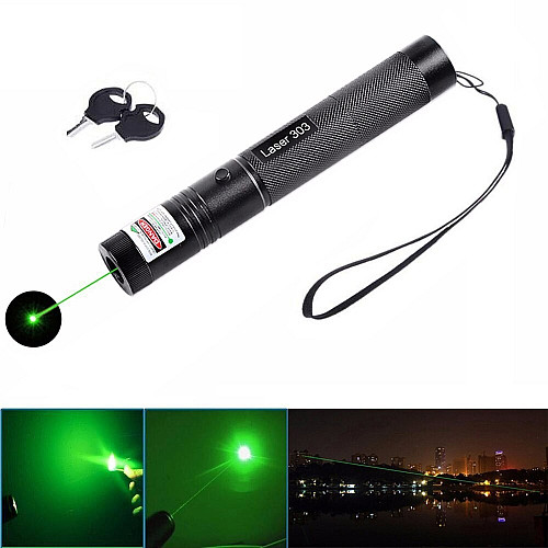 Лазерная указка Green Laser Pointer с мощным зеленым лучом 1000 мВт (hub_jsWR90665)