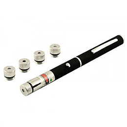 Лазерная указка ooops Laser Green Pointer 5 насадок (0689)