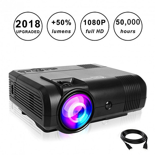 Проектор портативний із LED лампою Multimedia Visio L8 Wifi з пультом + Android PROFFESIONAL