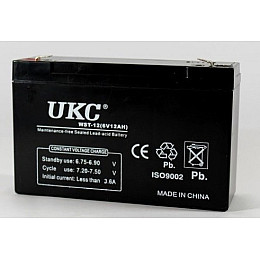 Аккумулятор UKC Battery WST-12 6V 12A
