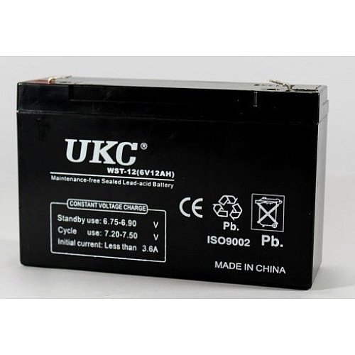 Аккумулятор UKC Battery WST-12 6V 12A