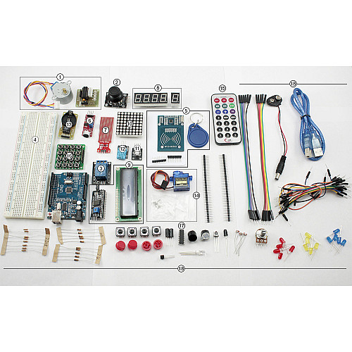 Обучающий набор для сборки на базе Arduino Uno R3 (51143)