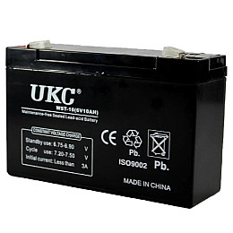 Аккумулятор UKC Battery WST-10 6V 10Ah