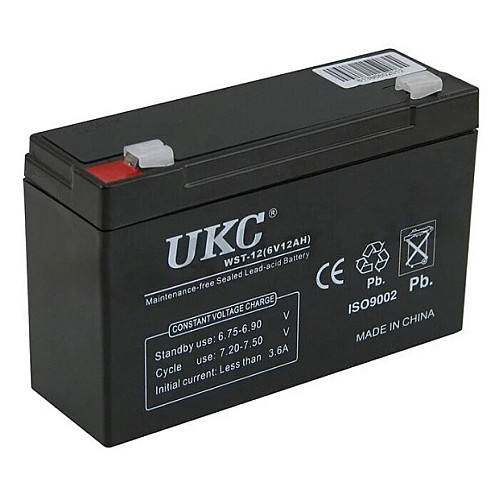 Аккумулятор UKC Battery WST-12 6V 12Ah