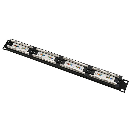 Патч-панель Hypernet 24 порти UTP кат. 5Е 19" PP-KUTP24-NM