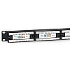 Патч-панель Hypernet 24 порти UTP кат. 5Е 19" PP-KUTP24-NM