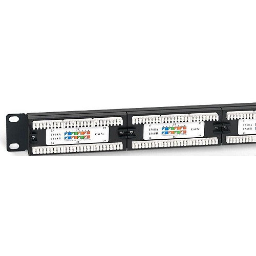 Патч-панель Hypernet 24 порти UTP кат. 5Е 19" PP-KUTP24-NM