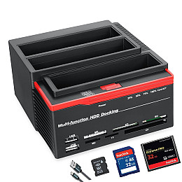 Док-станция для жестких дисков с картридером Digital Lion WLX-893U | Внешний карман SATA + IDE 2,5