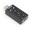 USB звуковая карта BTB 3D Sound card 7 в 1 внешняя