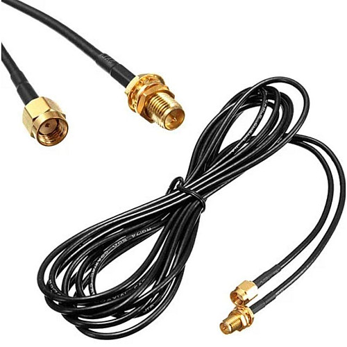WiFi кабель удлинитель Спартак антенна RP SMA 3м