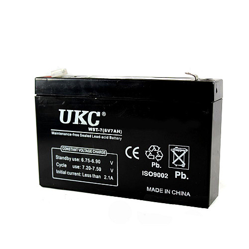 Акумулятор батарея UKC WST-7 6V 7Ah