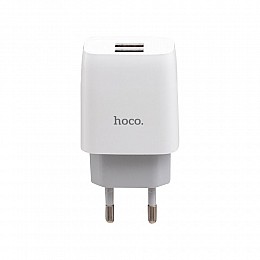 Зарядний пристрій Hoco C73A 2 USB Micro Білий