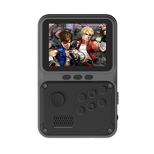 Ігрова портативна міні консоль Gen Game Mini Box 30M у стилі ретро з екраном 2.8" та акумулятором microSD з іграми 1500в1 Чорний