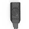 Внешняя звуковая карта USB 7.1 Channel адаптер 3.5mm для наушников и микрофона Plextone GS3 Black