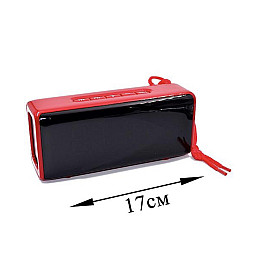 Портативна колонка з годинником TG 174 Червона