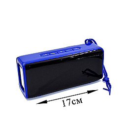 Портативна колонка з годинником TG 174 Синя