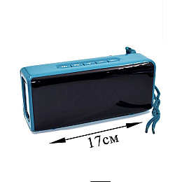 Портативна колонка з годинником TG 174 Бірюзова