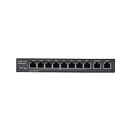 Маршрутизатор Ruijie Reyee RG-EG210G-P (1xGE WAN, 3xGE WAN/PoE+ LAN, 6xGE PoE+ LAN, max PoE 70W, VPN, Ruijie cloud)