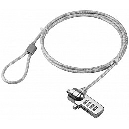 Замок безпеки ноутбука Goobay Security (Lock) CodeLock D=4.5mm L=1.5m срібний (75.09.3038)