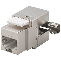 Конектор мережевий Goobay FreeEnd-RJ45 STP6 конектор AWG24-26 Keystone 90°TF металік (75.09.5901)