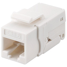 Конектор мережевий Goobay FreeEnd-RJ45 UTP6 (Keystone) конектор ToolFree SNAP-IN білий (75.09.5742)