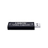 Перехідник відео Lucom USB2.0 A-HDMI M/F (V.Capture) відеозахват video capture 1080p чорний (62.09.8004)