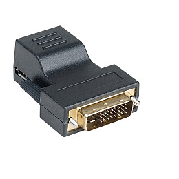 Подовжувач моніторний SCT DVI M/F 70.0m (over 1xRJ45) Effective Pas чорний (78.01.6048)