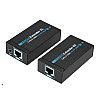 Перехідник аудіо-відео Gutbay HDMI M/F (over RJ45) x1 60m 1080p Sender+Receiver сірий (78.01.2845)
