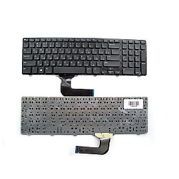 Клавіатура для ноутбука без рамки DELL Inspiron 3721 5721 Black RU