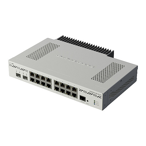 Маршрутизатор MikroTik CCR2004-16G-2S+PC (16хGE, 2xSFP+, passive cooling, L6)