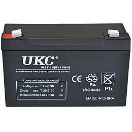 Акумулятор UKC Battery WST-10 6V 10A