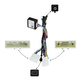 ISO адаптер FEELDO для Renault Clio 4 2016-2017/Renault Captur 2016-2017гг. + CAN-BUS Box (6982)