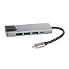 Док-станция RIAS BYL-2007 5в1 USB Type C - PD/USB/HDMI/RJ-45 (3_00418)