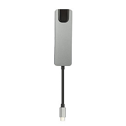 Док-станція RIAS BYL-2007 5в1 USB Type C - PD/USB/HDMI/RJ-45 (3_00418)