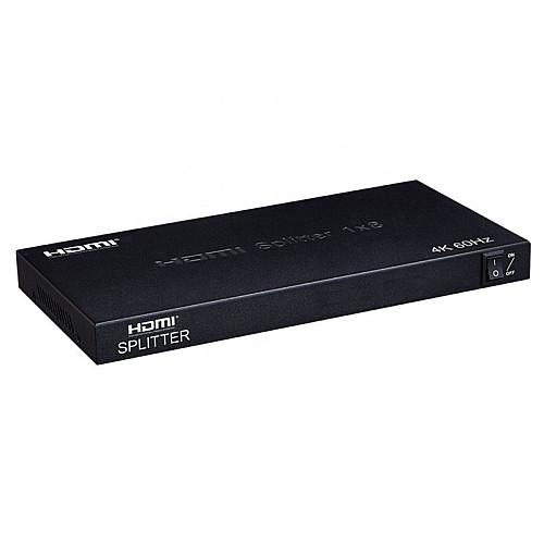 Сплиттер Lucom HDMI 1x8 Splitter Act v2.0 4K@60Hz Черный (62.09.8251)