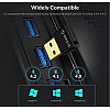 USB Bluetooth адаптер беспроводной передатчик для компьютера Orico bluetooth 5.0 BTA-508-BK Черный