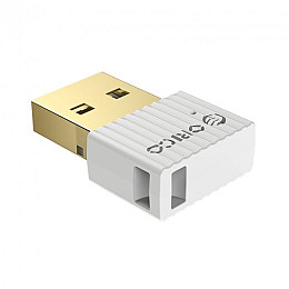 USB Bluetooth адаптер беспроводной передатчик для компьютера Orico bluetooth 5.0 BTA-508-WH Белый