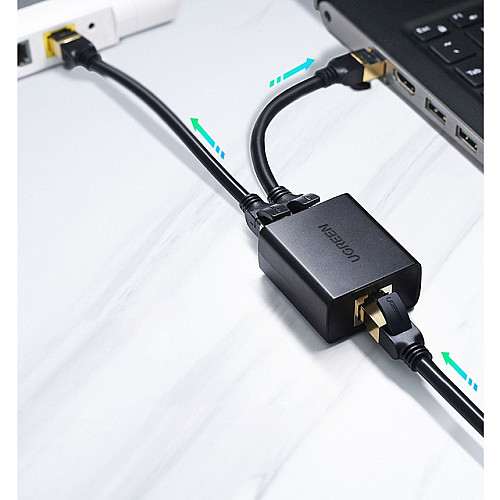 Сетевые соединители UGreen RJ45 50923 2 шт Черный