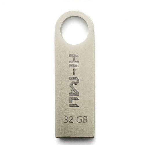 Флеш память Hi-Rali Shuttle USB 2.0 32GB Steel