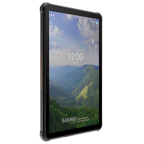 Планшетний ПК Sigma mobile Tab A1025 4G Dual Sim Чорний-Помаранчевий