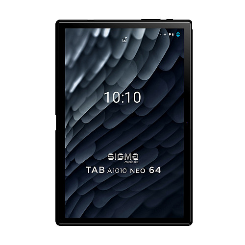 Планшетний ПК + чохол-книжка Sigma mobile Tab A1010 Neo 4/64GB 4G Dual Sim Black