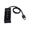 Концентратор USB-хаб RIAS 303 4 порти USB 3.0 Black (3_02544)