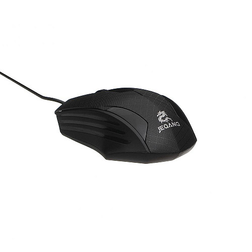 Дротова оптична мишка ігрова Jeqang JM-029 1200 DPI USB Чорний