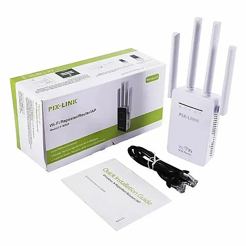 Маршрутизатор Pix-Link LV-WR09 300 Mbps на 4 антенны (WI-FI роутер) (3_02585)